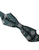 Dolce & Gabbana Green Silk Floral Adjustable Neck Men Bow Tie