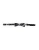 Dolce & Gabbana Black Floral Fantasy Adjustable Neck Men Bow Tie