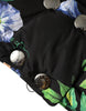 Dolce & Gabbana Black Floral Print Whole Head Wrap Hat