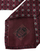 Dolce & Gabbana Maroon Silk Branded Logo Adjustable Men Tie