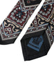 Dolce & Gabbana Black Printed 100% Silk Adjustable Men Tie
