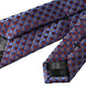 Dolce & Gabbana Blue Purple Patterned Silk Adjustable Men Tie