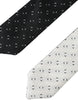 Dolce & Gabbana Black White Patterned Adjustable Tie
