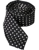 Dolce & Gabbana Black Patterned 100%Silk Adjustable Tie