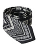 Dolce & Gabbana Black Patterned 100%Silk Adjustable Tie