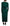 Dolce & Gabbana Dark Green Viscose Long Sleeve Midi Dress