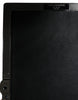Dolce & Gabbana Black Velvet Crystal Clutch Evening Party Purse Bag
