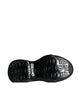 Dolce & Gabbana Black Foiled Rubber Toy Low Top Men Sneakers Shoes