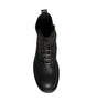 Dolce & Gabbana Black Lace Up Mid Calf Boots Men Shoes