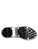 Dolce & Gabbana Black Nylon Galileo High Top Sneakers Shoes