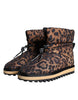 Dolce & Gabbana Brown Leopard Ankle Boots Padded Shoes