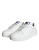 Dolce & Gabbana White Miami Leather Low Top Sneakers Shoes