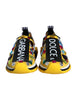 Dolce & Gabbana Yellow Sorrento Crystals Sneakers Womens Shoes