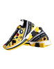 Dolce & Gabbana Yellow Sorrento Crystals Sneakers Womens Shoes