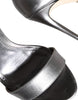 Dolce & Gabbana Silver KEIRA Heels Ankle Strap Sandals Shoes