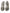 Dolce & Gabbana Silver Patent Leather Scrunch Ballet Flats Shoes