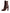 Dolce & Gabbana Brown Leather Heels Mid Calf Boots Shoes