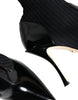 Dolce & Gabbana Black Stretch Stilettos Booties Socks Shoes