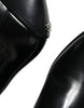 Dolce & Gabbana Black Leather Ankle Boots Booties Shoes