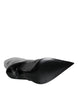 Dolce & Gabbana Black Patent Leather Mid Calf Boots Shoes