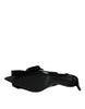 Dolce & Gabbana Black Patent Leather Heels Slingback Shoes