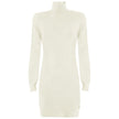 Yes Zee White Viscose Dress