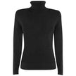Yes Zee Black Viscose Sweater