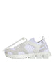 Dolce & Gabbana White Mesh Sorrento Trekking Sneakers Shoes