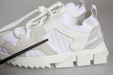 Dolce & Gabbana White Mesh Sorrento Trekking Sneakers Shoes