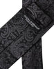 Dolce & Gabbana Gray Patterned 100% Silk Adjustable Men Tie