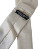 Dolce & Gabbana Off White 100% Silk Adjustable Necktie Men Tie