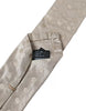 Dolce & Gabbana Beige Dotted Silk Classic Adjustable Men Tie