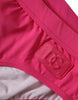 Dolce & Gabbana Pink Nylon DG Logo Beachwear Brief Swimwear Men