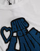 Dolce & Gabbana White King Of Love Round Neck Short Sleeves T-shirt