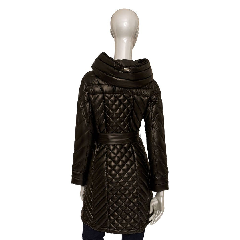 Baldinini Trend Black Polyester Women Coat