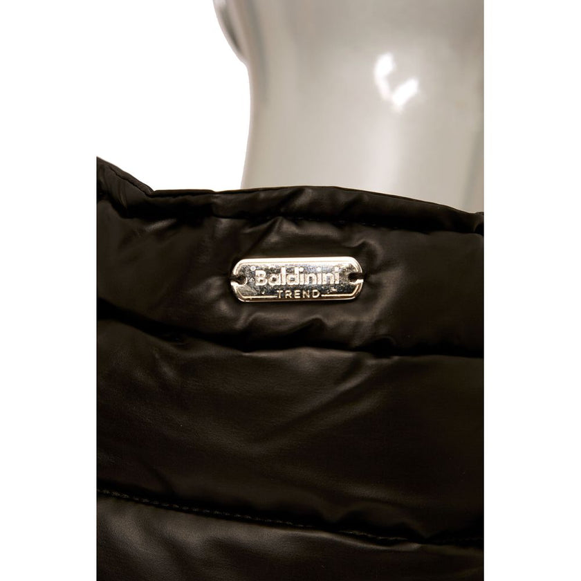 Baldinini Trend Black Polyester Women Coat