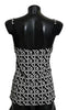 Dolce & Gabbana Black DG Mania Print Sleeveless Swimwear