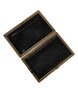 Dolce & Gabbana White Leather Gold Frame Clutch Evening Party Purse Bag