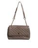 Dolce & Gabbana Brown Quilted Leather Shoulder Purse Satchel Bag