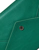Dolce & Gabbana Green Leather Handbag Clutch Mini Purse Pouch Tablet Case