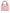 Versace Pink Small Top Handle Grainy Calf Leather Crossbody Bag