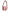 Versace Pink Grainy Calf Leather Logo Crossbody Shoulder Bag