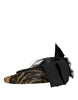 Dolce & Gabbana Black Hair Parrucchiera Crystal Headband Diadem