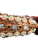 Dolce & Gabbana Red Gold Crystal Fur Headset Audio AUX Headphones