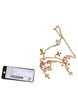 Dolce & Gabbana Gold Tone Brass Chain Religious Cross Pendant Necklace