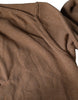 Dolce & Gabbana Brown Cashmere Knit V-neck Pullover Sweater