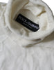 Dolce & Gabbana Off White Wool Turtle Neck Pullover Sweater