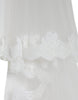 Dolce & Gabbana White Floral Lace Nylon Floor Length Wedding Veil