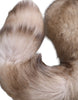 Dolce & Gabbana Brown Frost Fox Fur Neck Warmer Winter Scarf