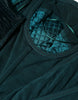 Dolce & Gabbana Green Silk Blend Satin Fitted Strapless Dress